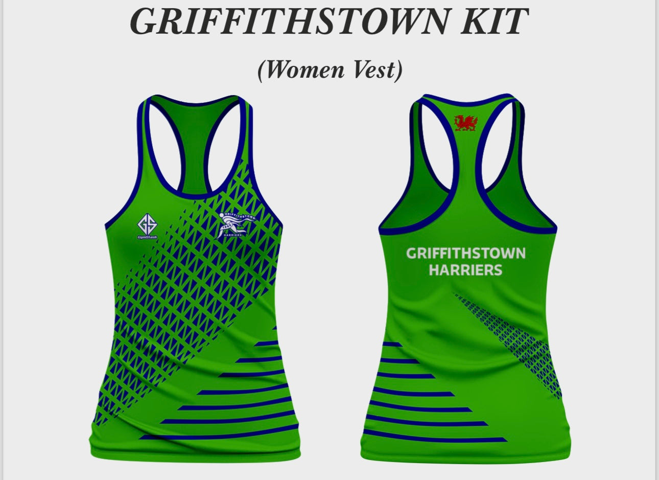 Harriers Club sublimated vest