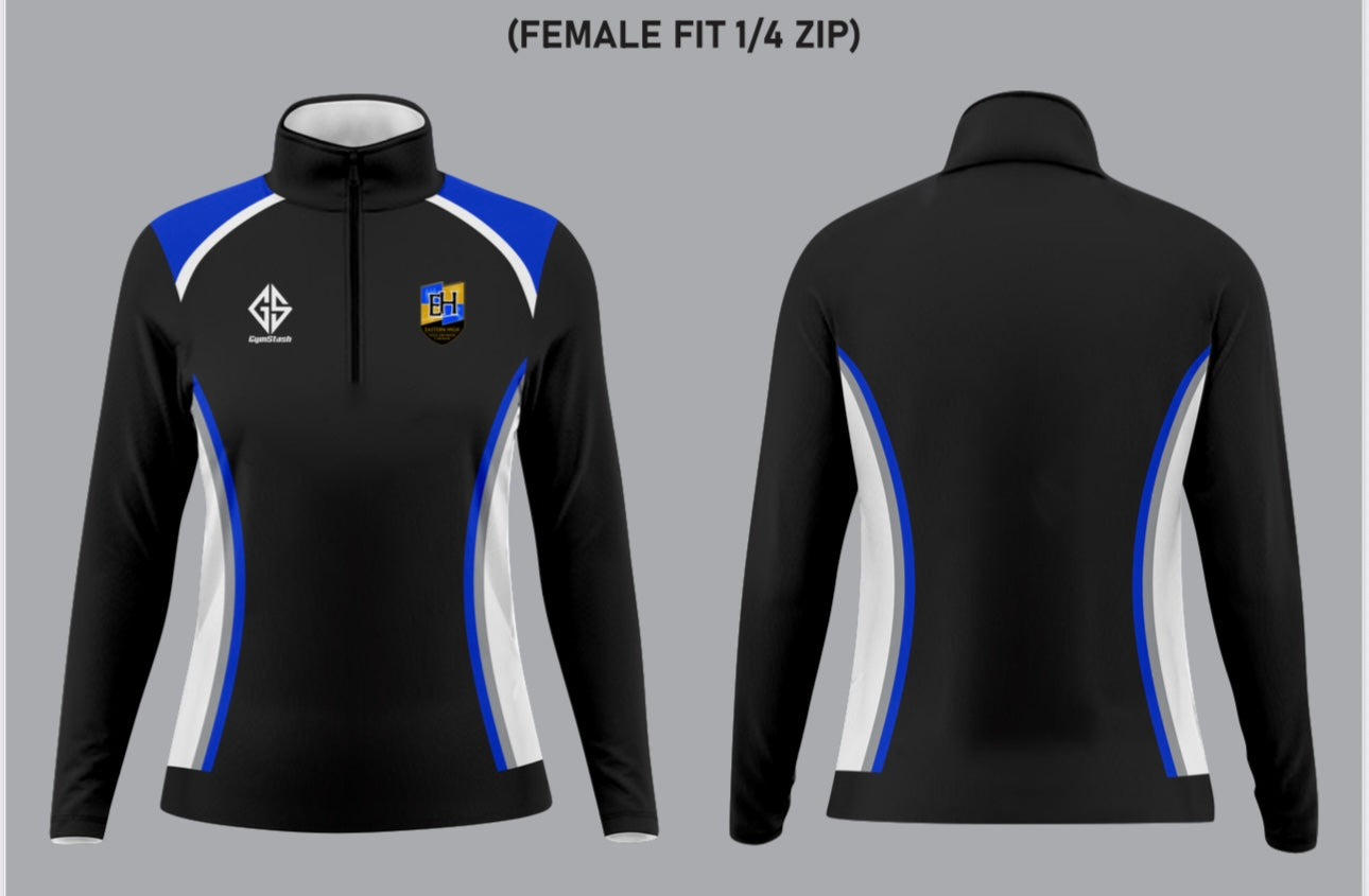 Female fit Eastern High GCSE PE 1/4 Zip