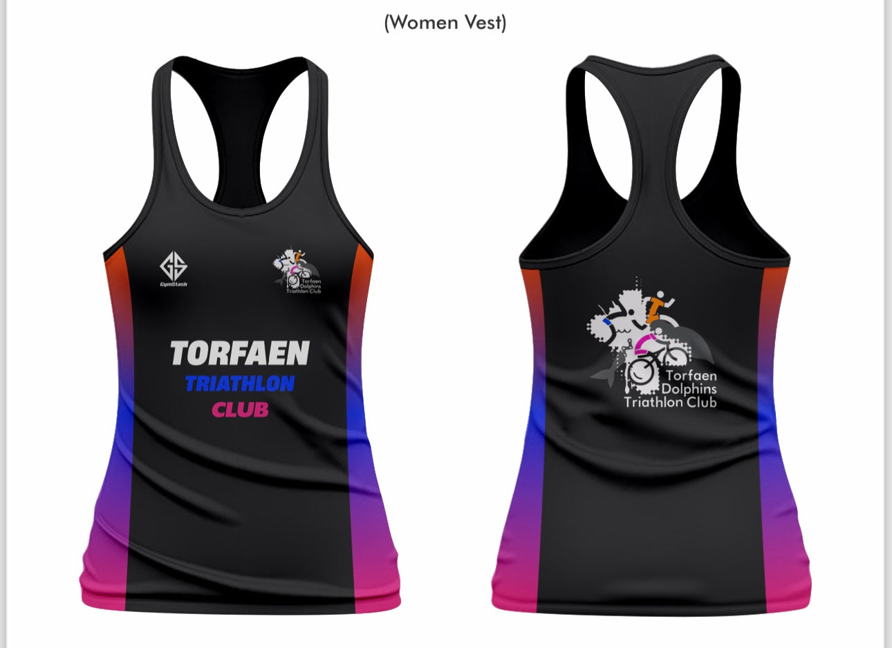 Torfaen Club Vest Ladies