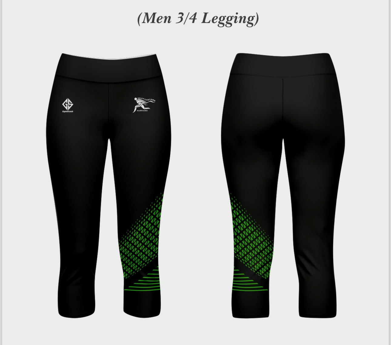Harriers Club sublimated 3/4 leggings