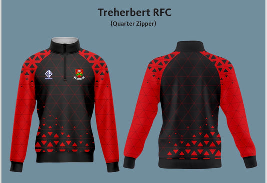 Treherbert RFC 1/4 Zip
