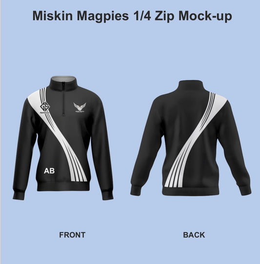 Magpies 1/4 zip