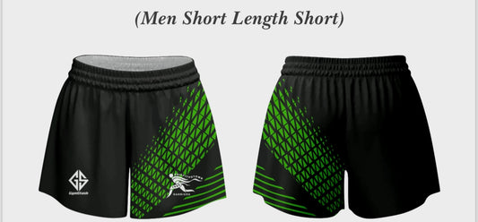 Harriers Club sublimated Short Length Shorts