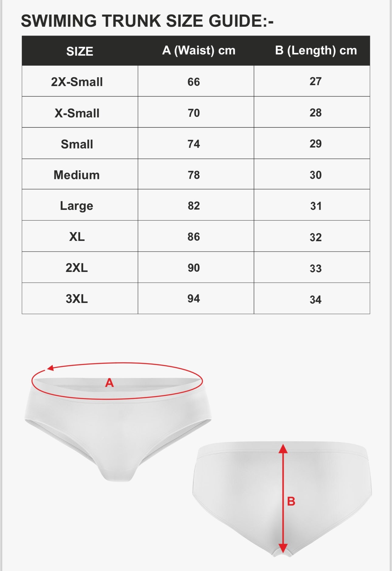 Saints Swim Trunks Version 2