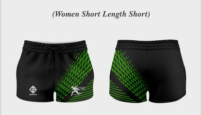 Harriers Club sublimated Short Length Shorts