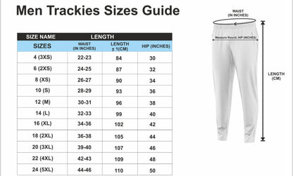 Harriers Club sublimated Trackies LP