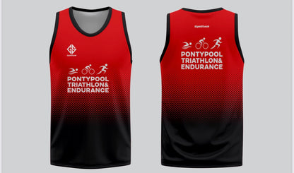 Pontypool Tri Club Vest Mens