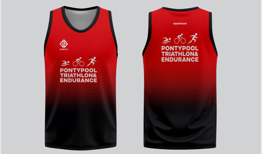 Pontypool Tri Club Vest Mens