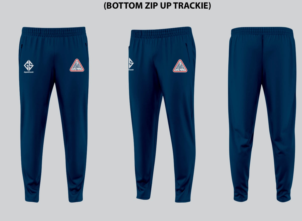 RVAC Club Trackies - With Zip ankles