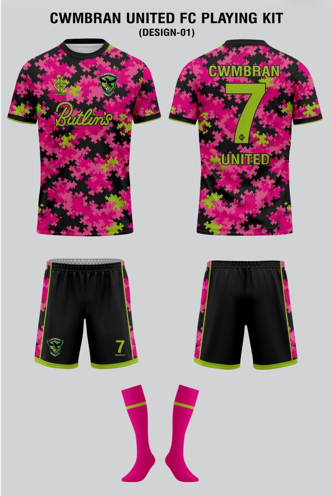 Cwmbran FC Full Playing Kit