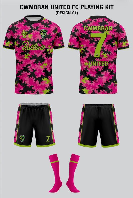 Cwmbran FC Bundle - Playing kit & Hoodie