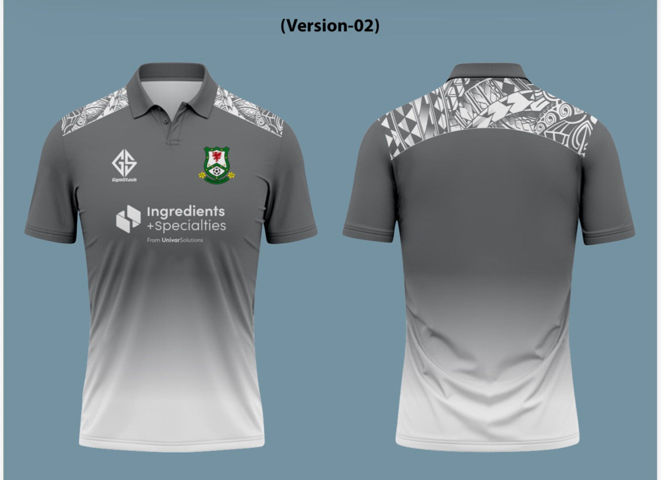 Trelewis FC Alternate Polo - Grey