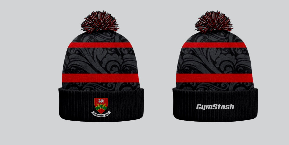 Devils Bobble Hat Grey/Black