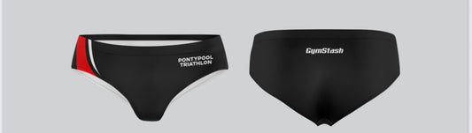 Pontypool Triathlon Swim Trunks Black 3