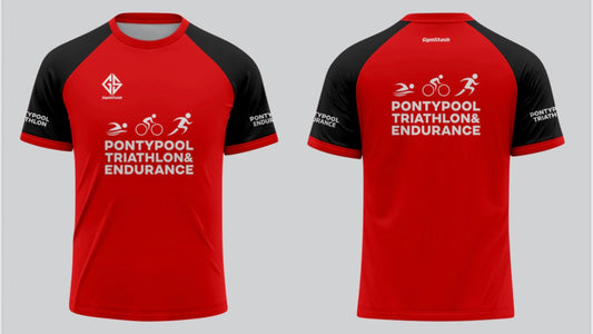 Red Pontypool Tri Club T