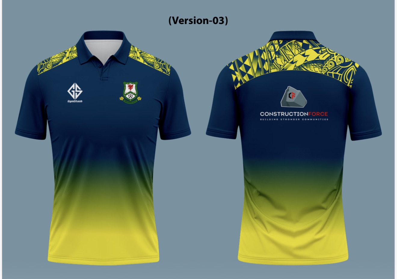 Trelewis FC Navy Polo