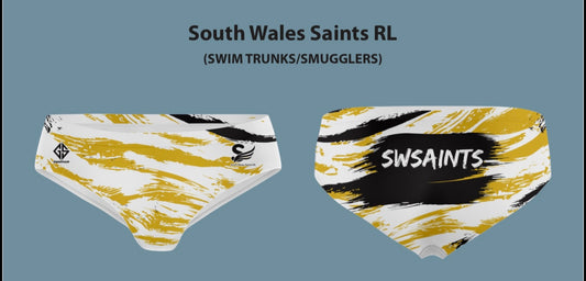 Saints Swim Trunks Version 2