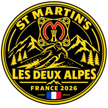 Skiing 2026 Les Deux Alpes Hoodie