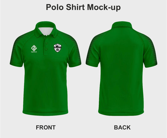 Green Club sublimated Polo shirt