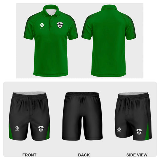 Green Polo and Shorts Bundle