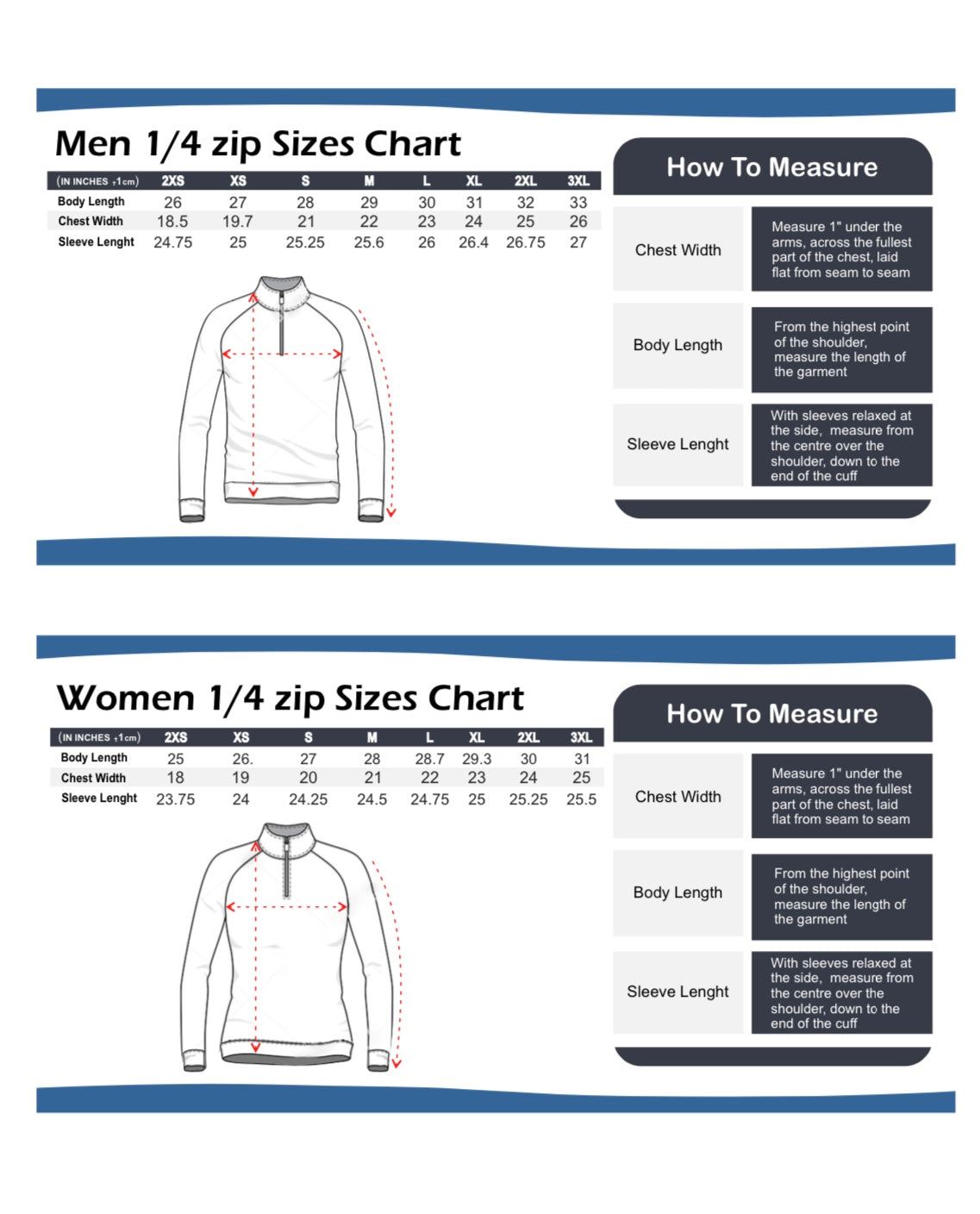 Female Fit 1/4 Zip